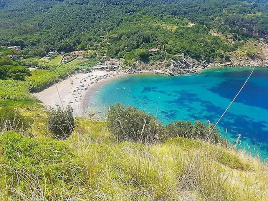 Nisportino, Elba. Bilocale Con Patio Vista Mare. Villa Casa Castagno Holiday home